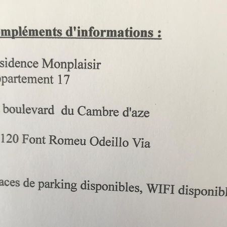 Monplaisir Apartment Font-Romeu-Odeillo-Via Bagian luar foto